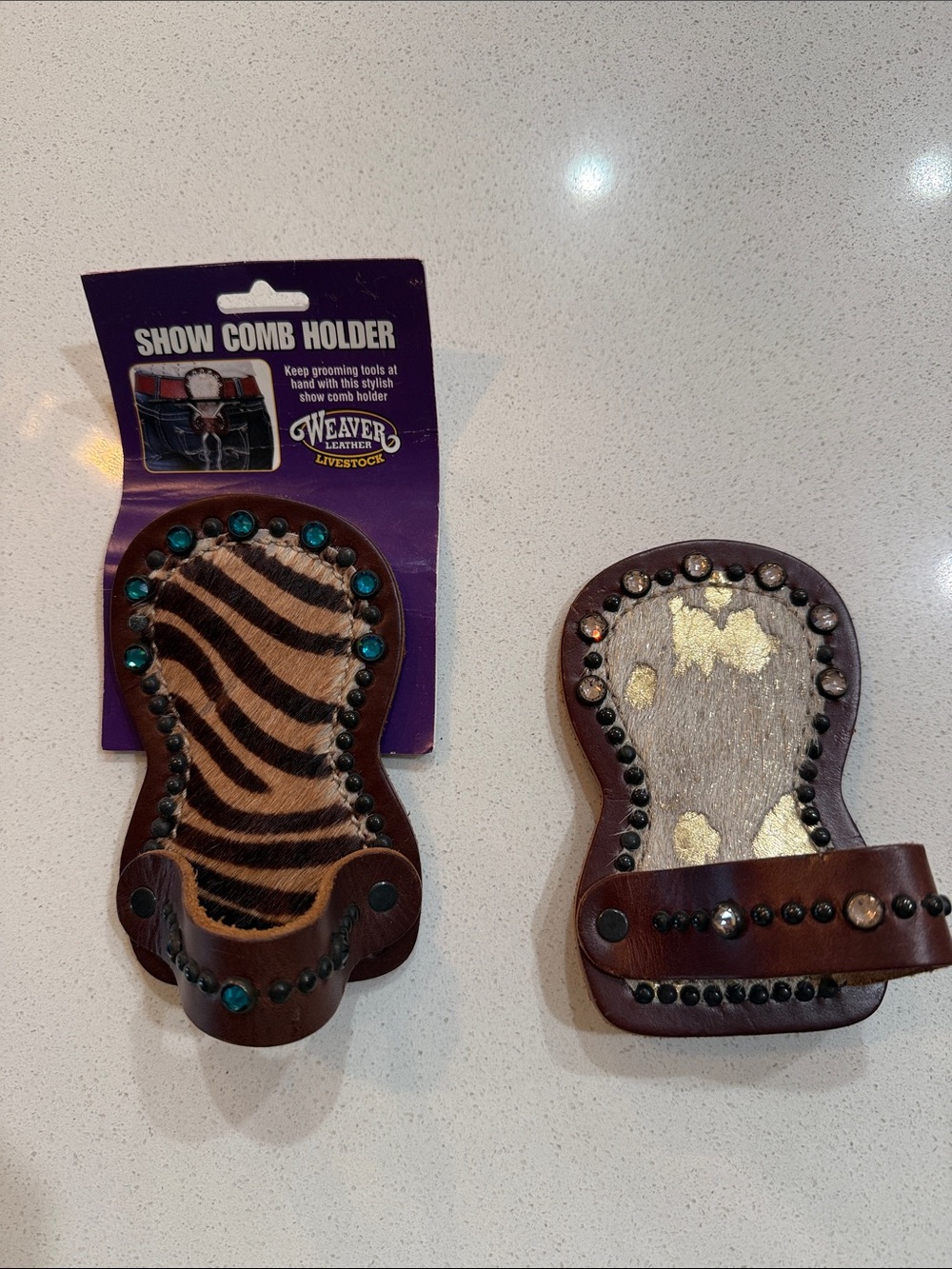 Weaver Leather Show Comb Holder (2) NTW